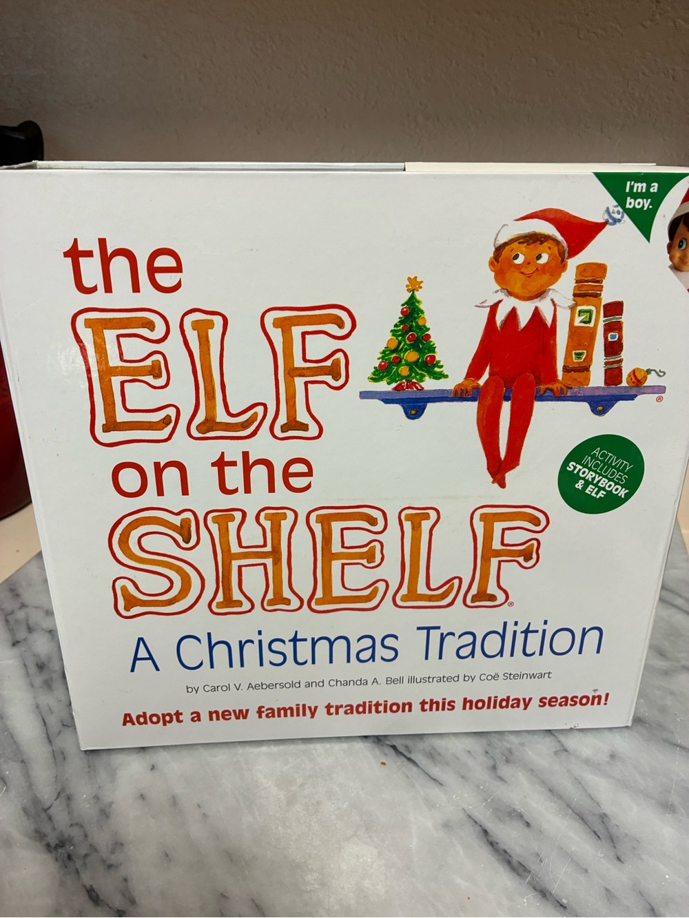 The Elf on the Shelf - Boy Elf with Story Book